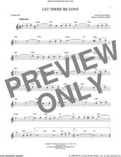 Cover icon of Let There Be Love sheet music for tenor saxophone solo by Ian Grant and Lionel Rand, intermediate skill level