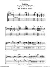 Cover icon of Tell Me sheet music for guitar (tablature) by The Stone Roses, Ian Brown and John Squire, intermediate skill level