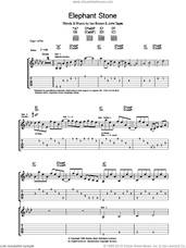 Cover icon of Elephant Stone sheet music for guitar (tablature) by The Stone Roses, Ian Brown and John Squire, intermediate skill level