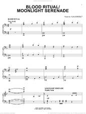 Cover icon of Blood Ritual / Moonlight Serenade sheet music for piano solo by Klaus Badelt and Pirates Of The Caribbean: The Curse Of The Black Pearl (Movie), intermediate skill level
