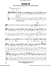 Cover icon of Susie-Q sheet music for guitar (tablature) by Creedence Clearwater Revival, Dale Hawkins, Eleanor Broadwater and Stan Lewis, intermediate skill level
