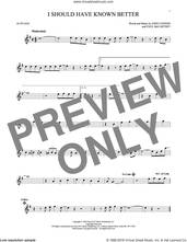 Cover icon of I Should Have Known Better sheet music for alto saxophone solo by The Beatles, John Lennon and Paul McCartney, intermediate skill level