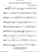 Cover icon of Miss You Most At Christmas Time sheet music for viola solo by Mariah Carey and Walter Afanasieff, intermediate skill level