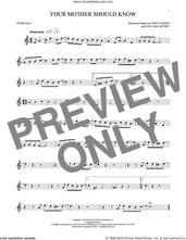 Cover icon of Your Mother Should Know sheet music for tenor saxophone solo by The Beatles, John Lennon and Paul McCartney, intermediate skill level