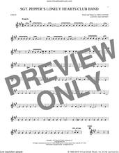 Cover icon of Sgt. Pepper's Lonely Hearts Club Band sheet music for violin solo by The Beatles, John Lennon and Paul McCartney, intermediate skill level