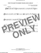 Cover icon of You've Got To Hide Your Love Away sheet music for alto saxophone solo by The Beatles, John Lennon and Paul McCartney, intermediate skill level