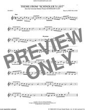 Cover icon of Theme From Schindler's List sheet music for trumpet solo by John Williams, intermediate skill level