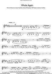 Cover icon of Whole Again sheet music for clarinet solo by Atomic Kitten, Andy McCluskey, Bill Padley, Jem Godfrey and Stuart Kershaw, intermediate skill level