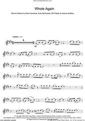 Cover icon of Whole Again sheet music for violin solo by Atomic Kitten, Andy McCluskey, Bill Padley, Jem Godfrey and Stuart Kershaw, intermediate skill level