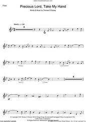 Cover icon of Precious Lord, Take My Hand (Take My Hand, Precious Lord) sheet music for flute solo by Aretha Franklin and Tommy Dorsey, intermediate skill level