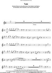 Cover icon of Talk sheet music for flute solo by Coldplay, Chris Martin, Emil Schult, Guy Berryman, Jonny Buckland, Karl Bartos, Ralf HAAtter, Ralf Hutter and Will Champion, intermediate skill level