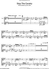 Cover icon of Stop The Cavalry sheet music for tenor saxophone solo by Jona Lewie, intermediate skill level