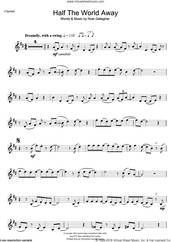 Cover icon of Half The World Away sheet music for clarinet solo by Oasis and Noel Gallagher, intermediate skill level