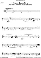 Cover icon of A Love Before Time sheet music for clarinet solo by Coco Lee, James Schamus, Jorge Calandrelli and Tan Dun, intermediate skill level