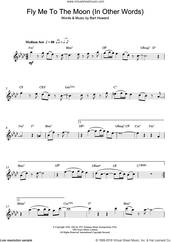 Cover icon of Fly Me To The Moon (In Other Words) sheet music for flute solo by Frank Sinatra, Diana Krall and Bart Howard, wedding score, intermediate skill level