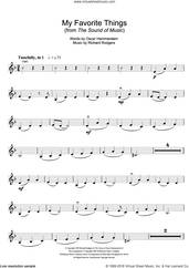 Cover icon of My Favorite Things (from The Sound Of Music) sheet music for violin solo by Rodgers & Hammerstein, Richard Rodgers and Oscar II Hammerstein, intermediate skill level