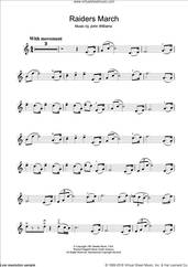 Cover icon of Raiders March (from Raiders Of The Lost Ark) sheet music for violin solo by John Williams, intermediate skill level