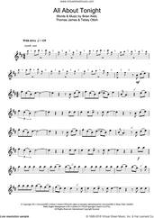 Cover icon of All About Tonight sheet music for flute solo by Pixie Lott, Brian Kidd, Tebey Ottoh and Thomas James, intermediate skill level
