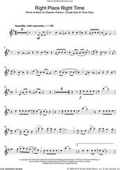 Cover icon of Right Place Right Time sheet music for clarinet solo by Olly Murs, Claude Kelly, Oliver Murs and Steve Robson, intermediate skill level