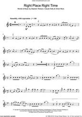 Cover icon of Right Place Right Time sheet music for violin solo by Olly Murs, Claude Kelly, Oliver Murs and Steve Robson, intermediate skill level