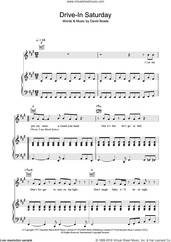 Cover icon of Drive-In Saturday sheet music for violin solo by David Bowie, intermediate skill level