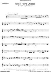 Cover icon of Sweet Home Chicago sheet music for trumpet solo by Robert Johnson, intermediate skill level