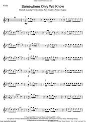 Cover icon of Somewhere Only We Know sheet music for violin solo by Tim Rice-Oxley, Richard Hughes and Tom Chaplin, intermediate skill level