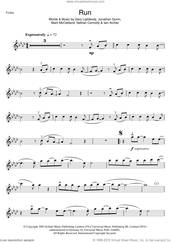 Cover icon of Run sheet music for violin solo by Leona Lewis, Gary Lightbody, Iain Archer, Jonathan Quinn, Mark McClelland and Nathan Connolly, intermediate skill level
