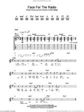 Cover icon of Face For The Radio sheet music for guitar (tablature) by The View, Keiren Webster and Kyle Falconer, intermediate skill level