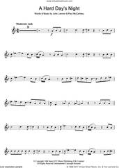Cover icon of A Hard Day's Night sheet music for flute solo by The Beatles, John Lennon and Paul McCartney, intermediate skill level