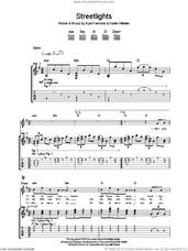 Cover icon of Streetlights sheet music for guitar (tablature) by The View, Keiren Webster and Kyle Falconer, intermediate skill level