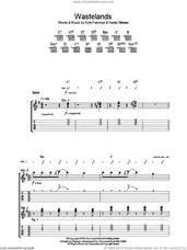 Cover icon of Wasteland sheet music for guitar (tablature) by The View, Keiren Webster and Kyle Falconer, intermediate skill level