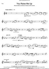 Cover icon of You Raise Me Up sheet music for flute solo by Westlife, Brendan Graham, Rolf LAAuvland and Rolf LAuvland, wedding score, intermediate skill level