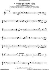 Cover icon of A Whiter Shade Of Pale sheet music for violin solo by Annie Lennox, Procol Harum, Gary Brooker, Keith Reid and Matthew Fisher, wedding score, intermediate skill level