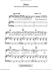 Cover icon of Shout sheet music for voice, piano or guitar by Lulu, O Kelly Isley, Ronald Isley and Rudolph Isley, intermediate skill level