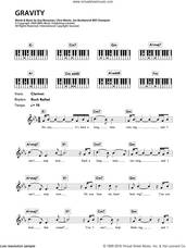 Cover icon of Gravity sheet music for piano solo (chords, lyrics, melody) by Coldplay, Embrace, Chris Martin, Guy Berryman, Jonny Buckland and Will Champion, intermediate piano (chords, lyrics, melody)