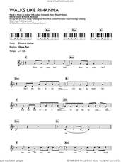 Cover icon of Walks Like Rihanna sheet music for piano solo (chords, lyrics, melody) by The Wanted, Andrew Hill, Edvard Erfjord, Henrik Michelsen, Henry Russell Walter and Lukasz Gottwald, intermediate piano (chords, lyrics, melody)