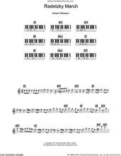 Cover icon of Radetzky March Op. 228 sheet music for piano solo (chords, lyrics, melody) by Johann Strauss, classical score, intermediate piano (chords, lyrics, melody)