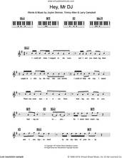 Cover icon of Hey, Mr DJ sheet music for piano solo (chords, lyrics, melody) by Backstreet Boys, Joylon Skinner, Larry Campbell and Timmy Allen, intermediate piano (chords, lyrics, melody)