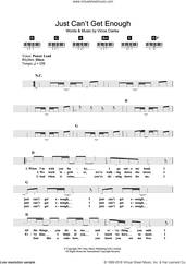 Cover icon of Just Can't Get Enough sheet music for piano solo (chords, lyrics, melody) by The Saturdays and Vince Clarke, intermediate piano (chords, lyrics, melody)