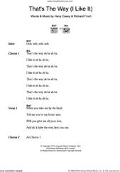 Cover icon of That's The Way (I Like It) sheet music for guitar (chords) by Harry Wayne Casey, Clock, KC & The Sunshine Band and Richard Finch, intermediate skill level