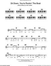 Cover icon of Sit Down, You're Rockin' The Boat sheet music for piano solo (chords, lyrics, melody) by Frank Loesser, intermediate piano (chords, lyrics, melody)