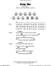 Cover icon of Help Me sheet music for guitar (chords) by Sonny Boy Williamson, Ralph Bass and Willie Dixon, intermediate skill level