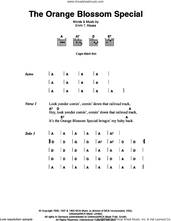 Cover icon of The Orange Blossom Special sheet music for guitar (chords) by Johnny Cash and Ervin T. Rouse, intermediate skill level