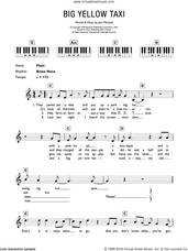 Cover icon of Big Yellow Taxi sheet music for piano solo (chords, lyrics, melody) by Joni Mitchell, intermediate piano (chords, lyrics, melody)