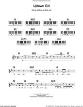 Cover icon of Uptown Girl sheet music for piano solo (chords, lyrics, melody) by Westlife and Billy Joel, intermediate piano (chords, lyrics, melody)