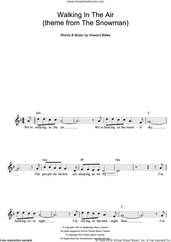 Cover icon of Walking In The Air (theme from The Snowman) sheet music for voice and other instruments (fake book) by Howard Blake, intermediate skill level