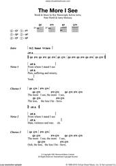 Cover icon of The More I See sheet music for guitar (chords) by Metallica, Garry Moloney, Kelvin Jorris, Peter Purtill and Roy Wainwright, intermediate skill level