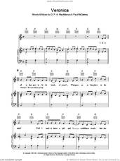 Cover icon of Veronica sheet music for voice, piano or guitar by Elvis Costello and Paul McCartney, intermediate skill level