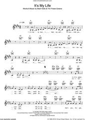 Cover icon of It's My Life sheet music for voice and other instruments (fake book) by No Doubt, Talk Talk, Mark Hollis and Tim Friese-Greene, intermediate skill level
